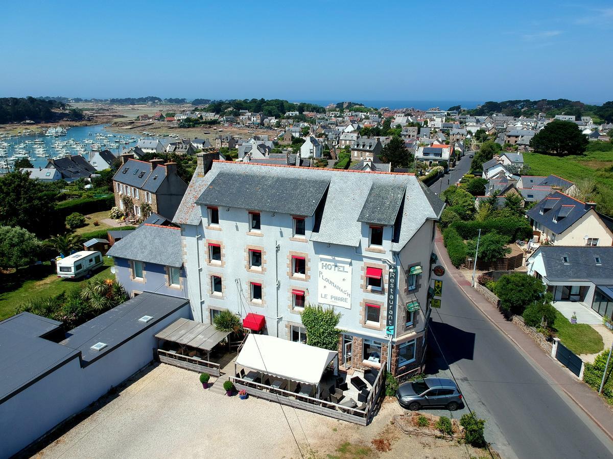 Hotel Restaurant Le Phare Perros-Guirec Exteriör bild